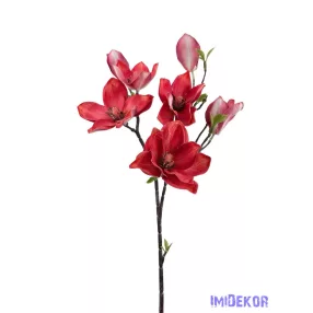 Magnólia ág 90cm - Korall