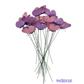 Lepke betűző 20db/csomag - A - Lila-Rózsaszín