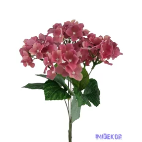 Real touch hortenzia csokor 33 cm - Mályva