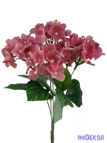 Real touch hortenzia csokor 33 cm - Mályva