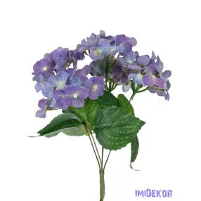 Real touch hortenzia csokor 33 cm - Lila