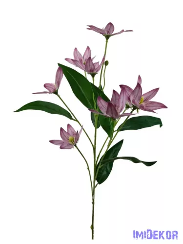 Virágos ág 79cm - Mályva