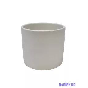 Henger kaspó 7 cm - Fehér