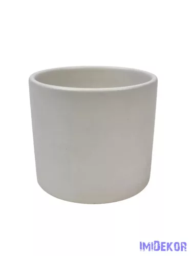 Henger kaspó 7 cm - Fehér