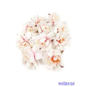 Dekor selyemvirág fej 8cm 10db/csomag - Cirmos