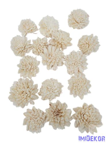 Shola zinnia 4cm 16db/csomag - Natúr