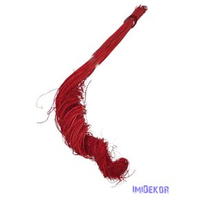 Ting Ting szálas száraz díszítő kb 68cm - Piros