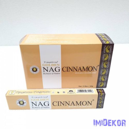 GOLDEN füstölő indiai maszala 15 g - Nag Cinnamon