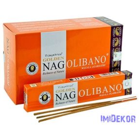 GOLDEN füstölő indiai maszala 15 g - Nag Olibanum