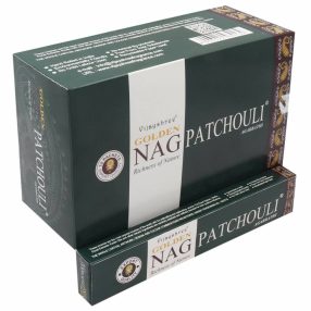   GOLDEN Nag Patchouli / Pacsuli füstölő indiai maszala 15 g