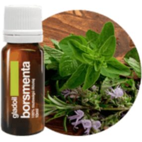   Borsmenta illóolaj Gladoil / Fleurita 100% tisztaságú hígítatlan illó olaj 10 ml