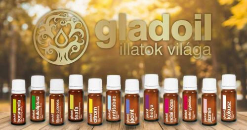 Citromos-Eukaliptusz illóolaj Gladoil / Fleurita 100% tisztaságú hígítatlan illó olaj 10 ml