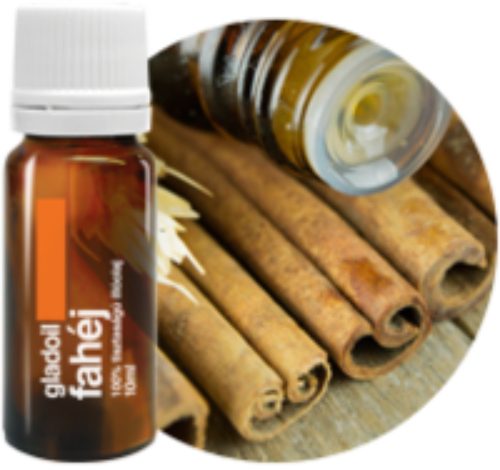 Fahéj illóolaj Gladoil / Fleurita 100% tisztaságú hígítatlan illó olaj 10 ml