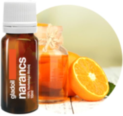 Narancs illóolaj Gladoil / Fleurita 100% tisztaságú hígítatlan illó olaj 10 ml