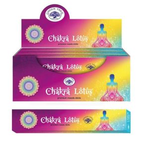   Green Tree Chakra Lotus / Csakra Lótusz füstölő indiai maszala 15 g