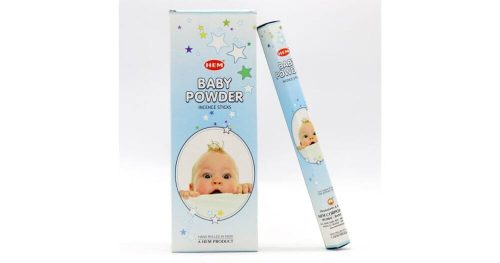 HEM Baby Powder / Babapúder füstölő hexa indiai 20 db
