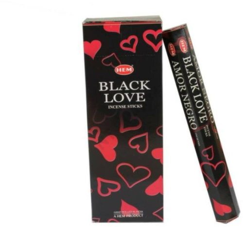 HEM Black Love / Fekete Szerelem füstölő hexa indiai 20 db