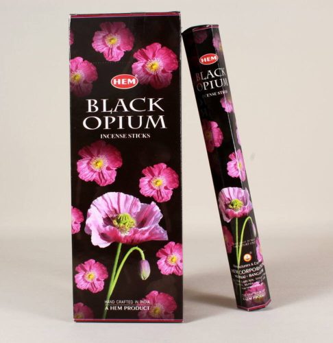 HEM Black Opium / Fekete Ópium füstölő hexa indiai 20 db