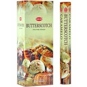 HEM Butterscotch / Tejkaramella füstölő hexa indiai 20 db