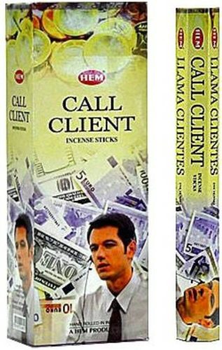 HEM Call Clients / Ügyfélvonzó füstölő hexa indiai 20 db