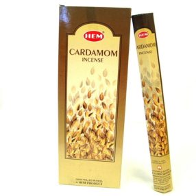 HEM Cardamom / Kardamom füstölő hexa indiai 20 db