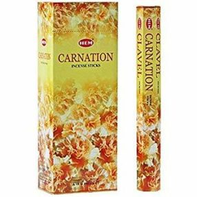 HEM Carnation / Szegfű füstölő hexa indiai 20 db