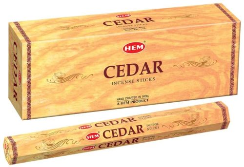 HEM Cedarwood / Cédrusfa füstölő hexa indiai 20 db