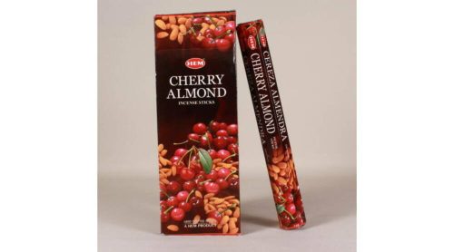 HEM Cherry Almond / Cseresznye Mandula füstölő hexa indiai 20 db