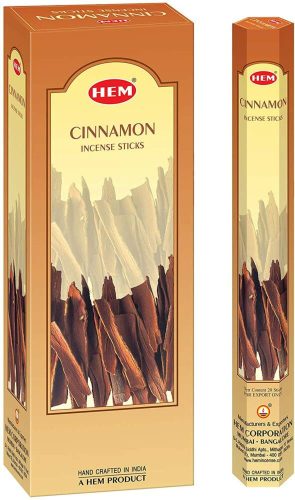 HEM Cinnamon / Fahéj füstölő hexa indiai 20 db