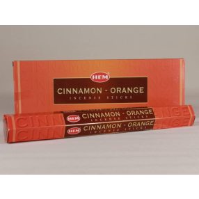   HEM Cinnamon Orange / Fahéjas Narancs füstölő hexa indiai 20 db