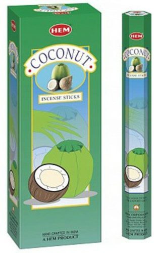 HEM Coconut / Kókusz füstölő hexa indiai 20 db