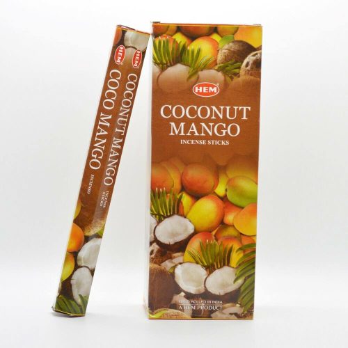 HEM Coconut Mango / Kókusz Mangó füstölő hexa indiai 20 db