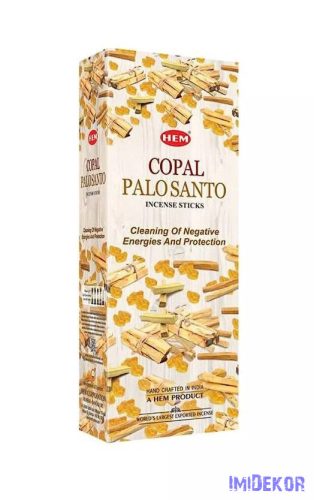 HEM hexa füstölő 20db Copal Palo Santo / Kopál Szent Fa