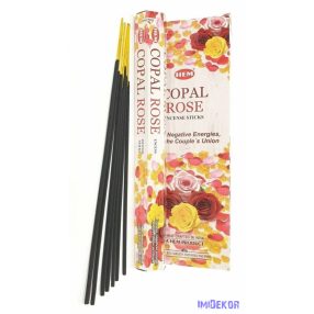 HEM Kopál Rózsa / Copal Rose füstölő hexa indiai 20 db