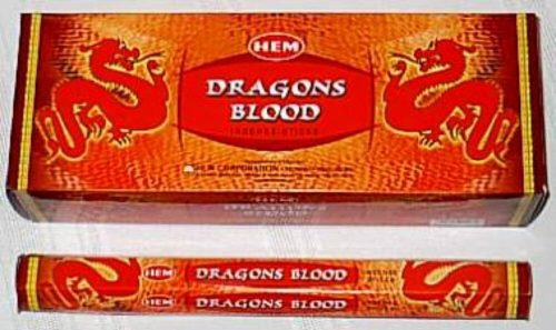 HEM Dragons Blood / Sárkányvér füstölő hexa indiai 20 db