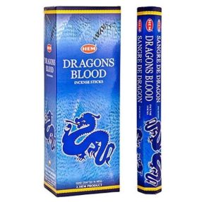   HEM Dragons Blood Blue / Kék Sárkányvér füstölő hexa indiai 20 db