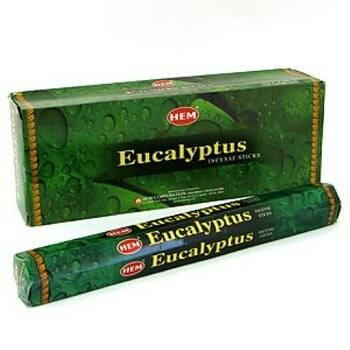 HEM Eucalyptus / Eukaliptusz füstölő hexa indiai 20 db