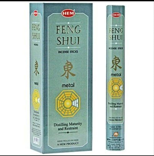 HEM Feng Shui Metal / Feng Shui Fém füstölő hexa indiai 20 db