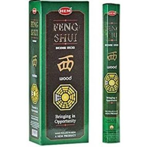  HEM Feng Shui Wood / Feng Shui Fa füstölő hexa indiai 20 db