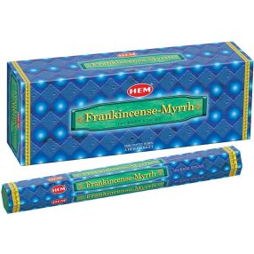   HEM Frankincense & Mirrh / Tömjén és Mirha füstölő hexa indiai 20 db