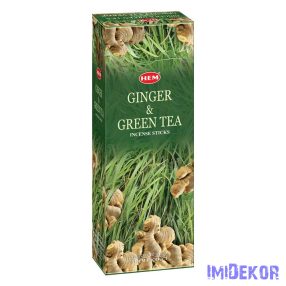   HEM Gyömbér Zöld Tea / Ginger&Green Tea füstölő hexa indiai 20 db