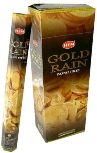 HEM Gold Rain / Arany Eső füstölő hexa indiai 20 db