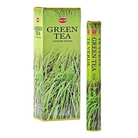 HEM Green Tea / Zöld Tea füstölő hexa indiai 20 db