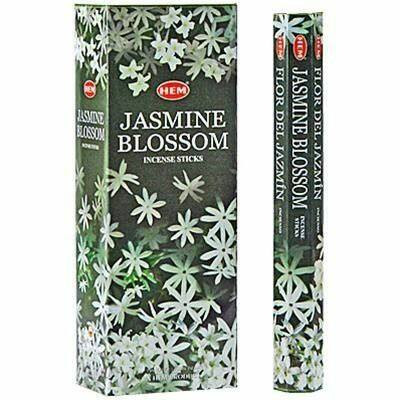 HEM Jasmine Blossom / Jázminvirág füstölő hexa indiai 20 db