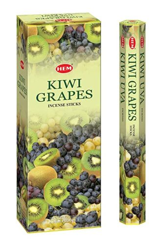 HEM Kiwi Grape / Kiwi Szőlő füstölő hexa indiai 20 db