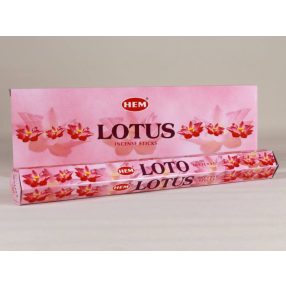 HEM Lotus / Lótusz füstölő hexa indiai 20 db