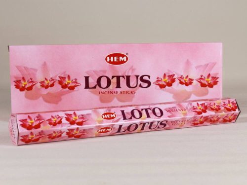 HEM Lotus / Lótusz füstölő hexa indiai 20 db