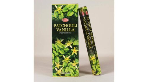 HEM Patchouli Vanilla / Pacsuli Vanília füstölő hexa indiai 20 db