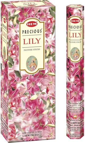 HEM Precious Lily / Liliom füstölő hexa indiai 20 db