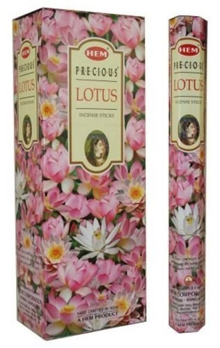HEM Precious Lotus / Lótusz füstölő hexa indiai 20 db